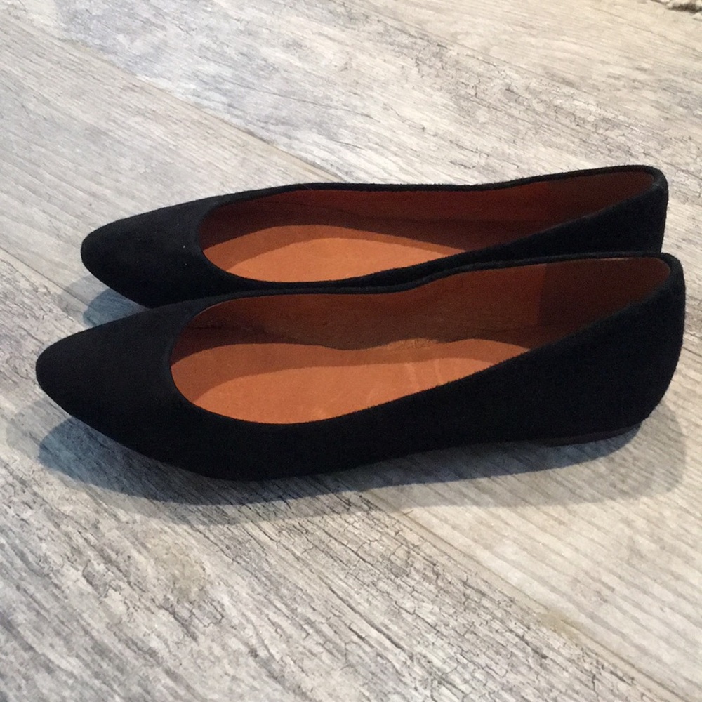 Madewell Black Suede Flats